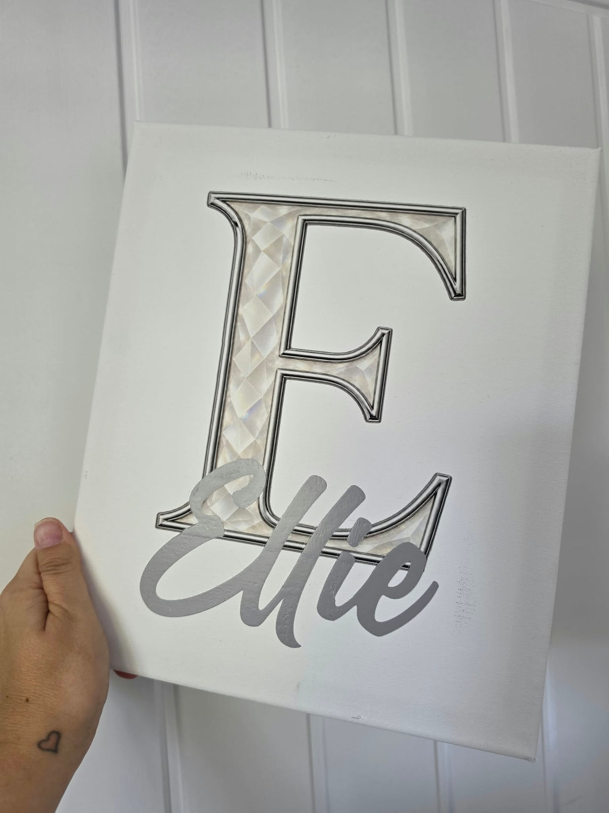 Personalised Name & Initial DIY Bedazzling Kit
