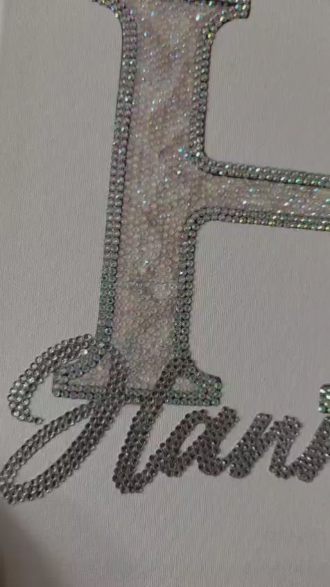 Personalised Name & Initial DIY Bedazzling Kit